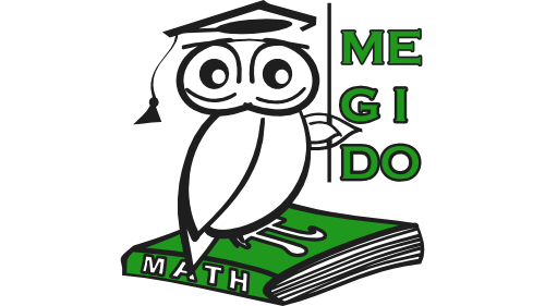 logo Megido - sova sedící na knize